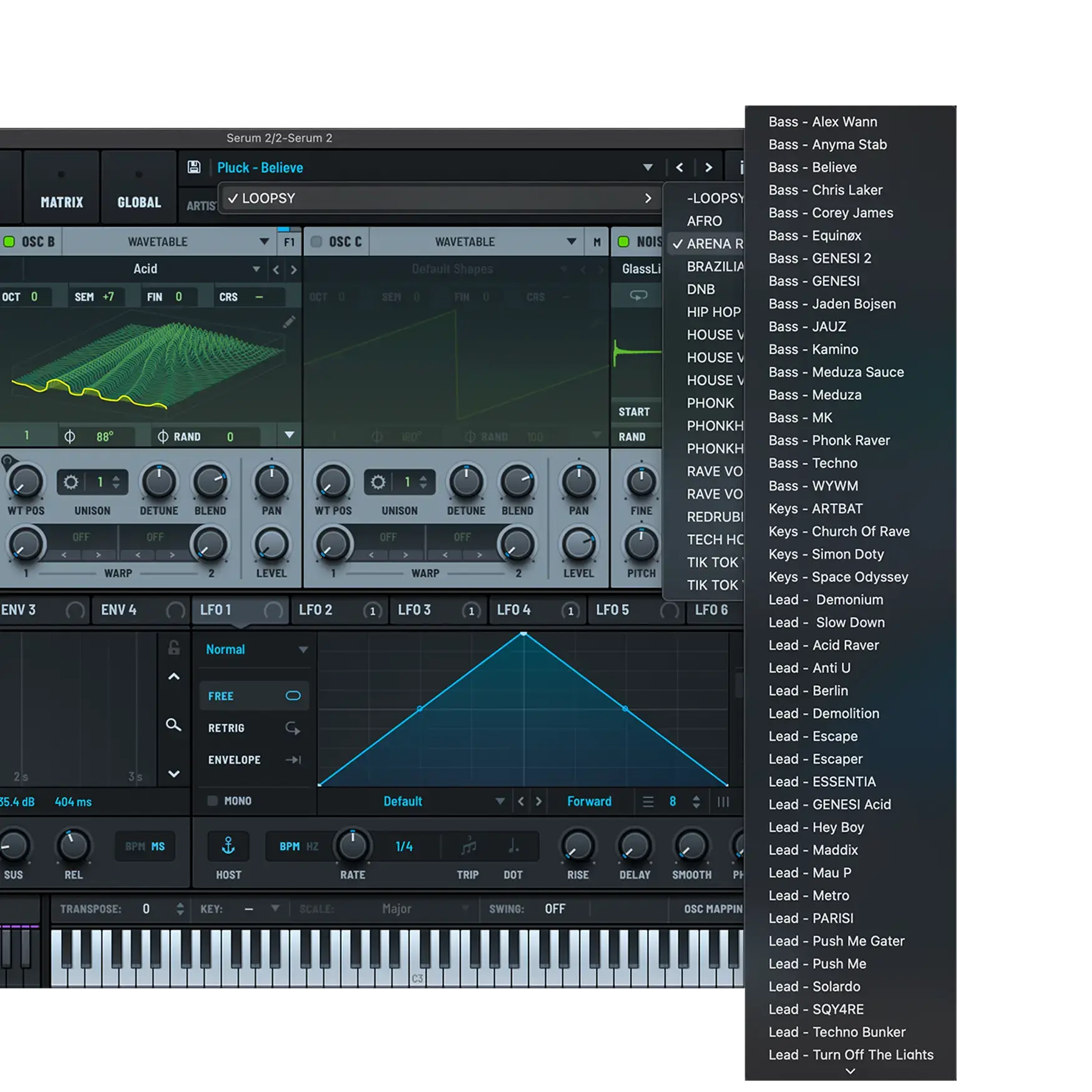 ARENA RAVE Product vendor