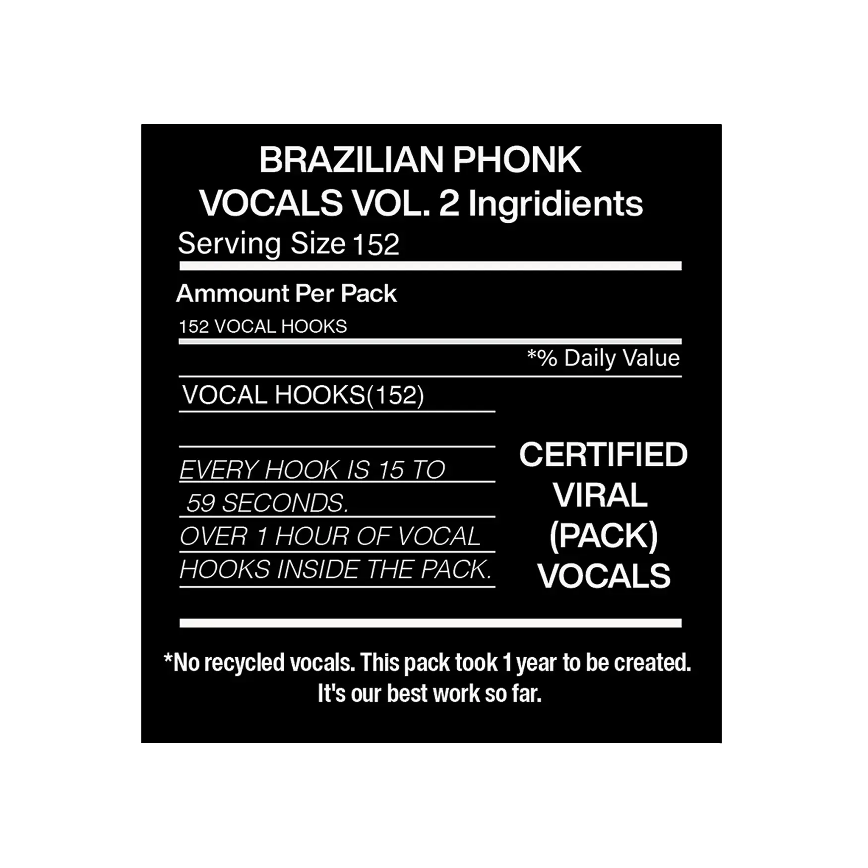 BRAZILIAN PHONK VOCAL 2 Product vendor