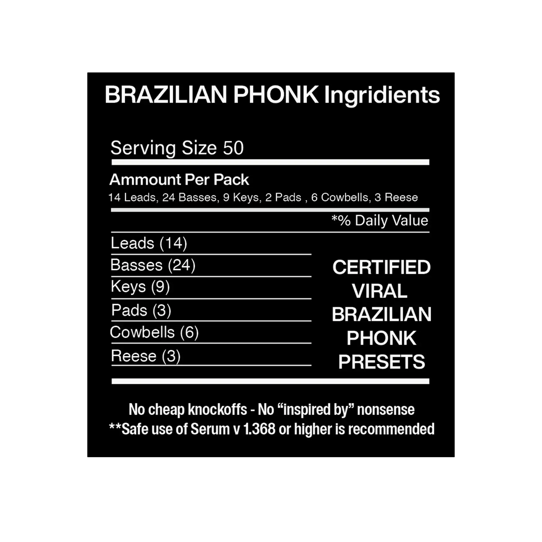 BRAZILIAN PHONK Serum Presets