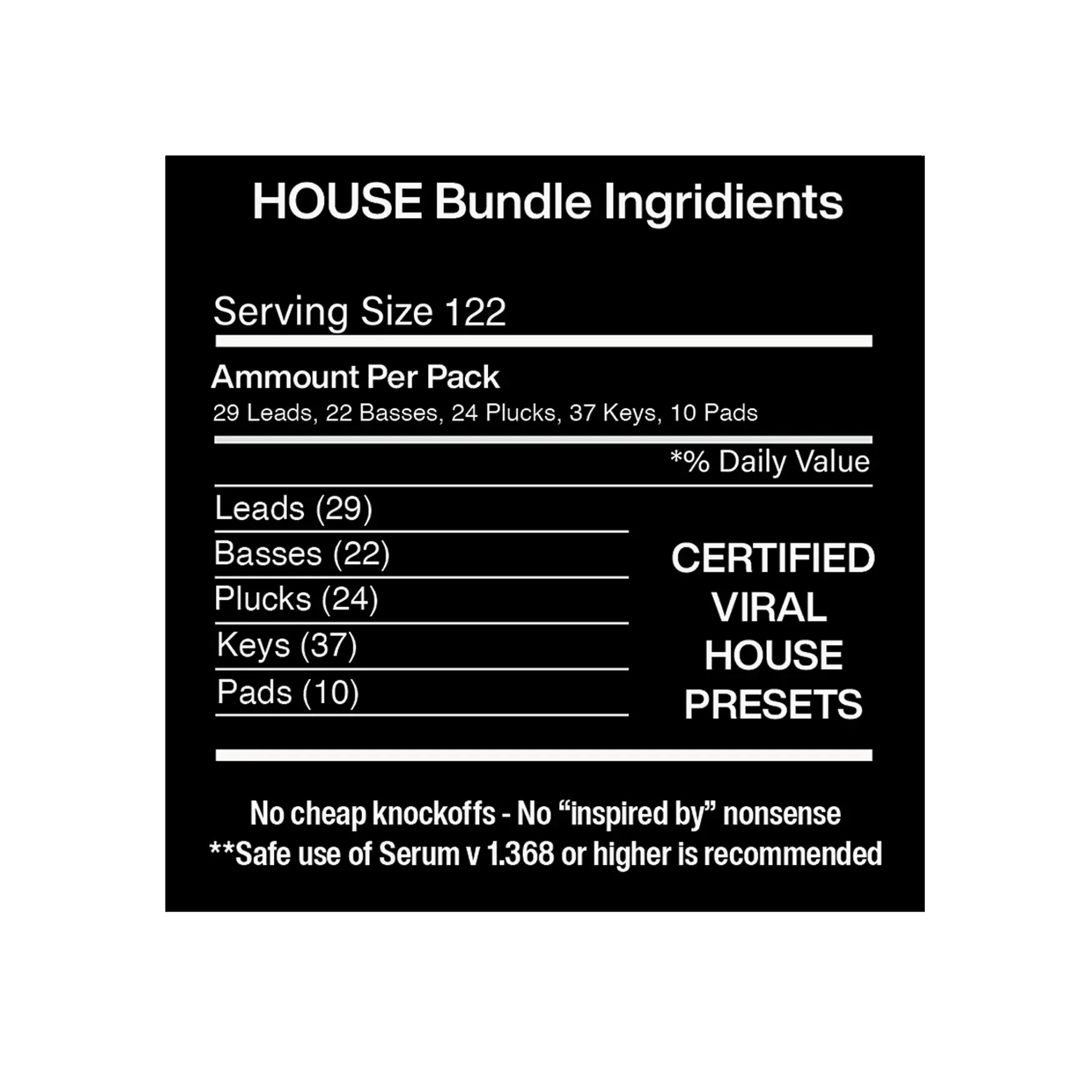 HOUSE Bundle Product vendor