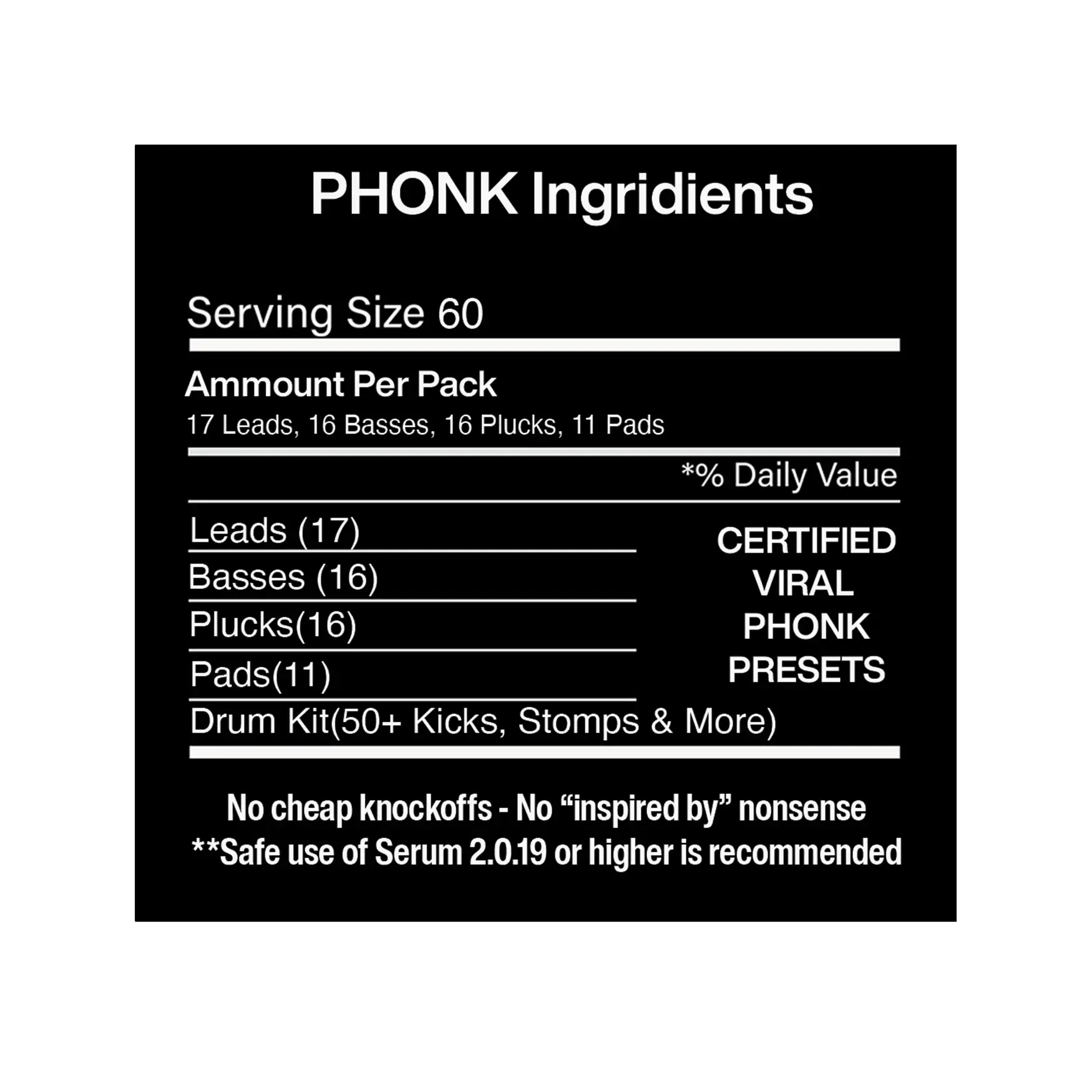 PHONK Product vendor