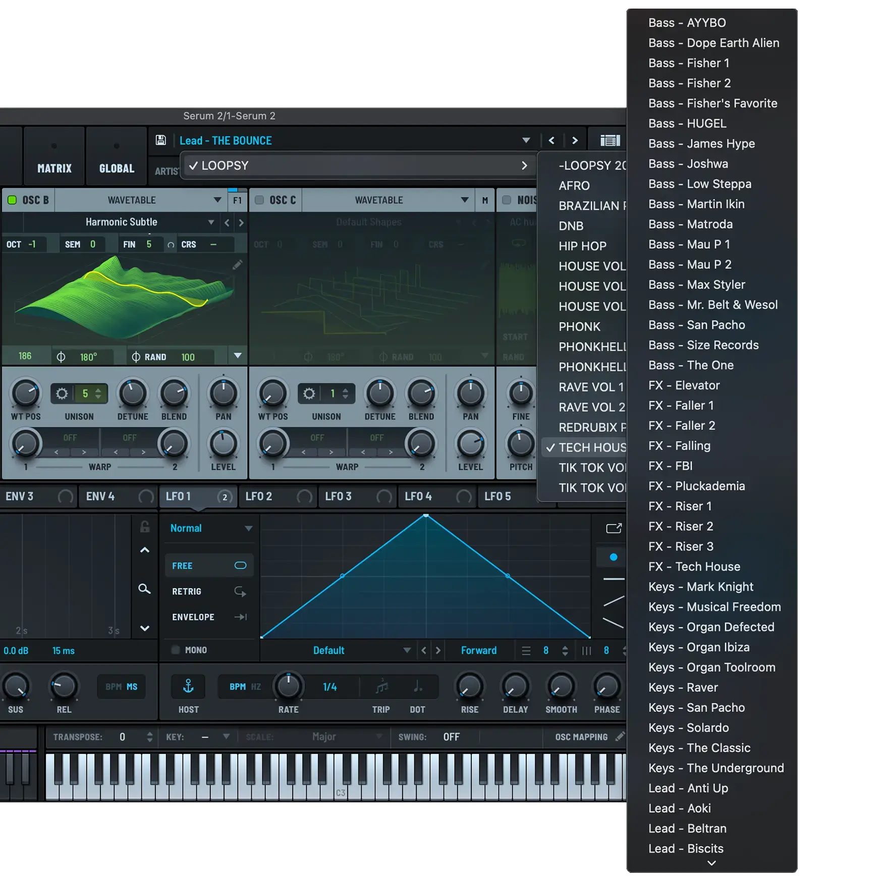 Tech House Serum Presets – bass and lead examples (71)