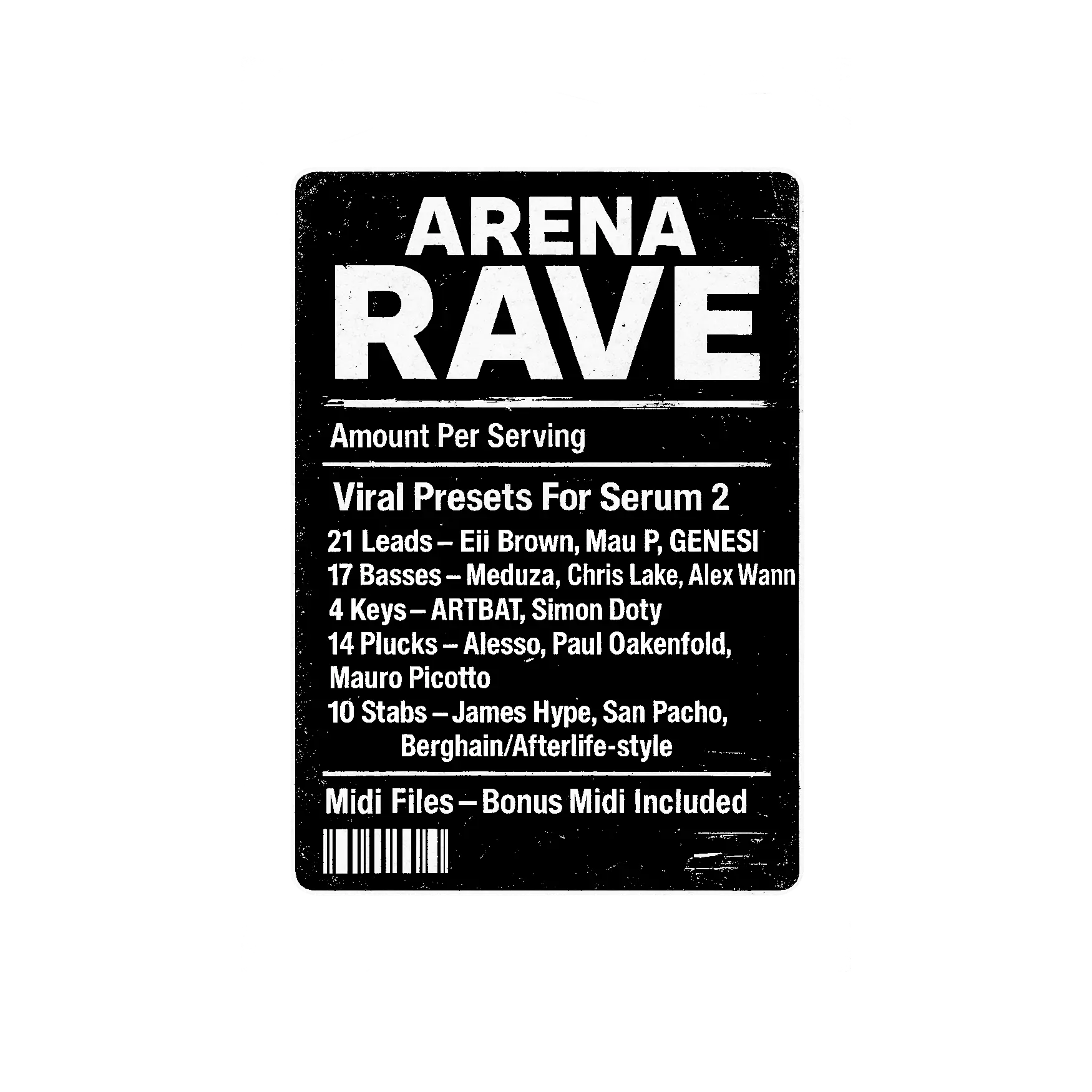 ARENA RAVE Product vendor